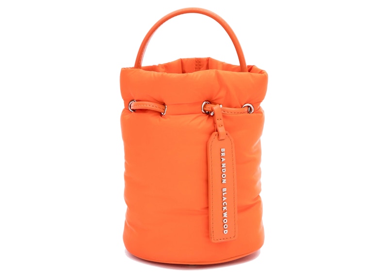 Brandon Blackwood Kamal Bucket Bag Puffer Burnt Orange