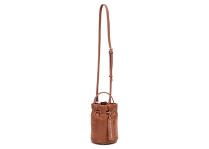 Brandon Blackwood Kamal Bucket Bag Puffer Dark Brown