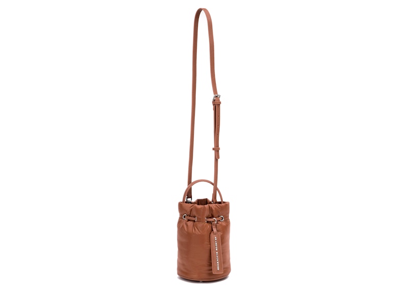Brandon Blackwood Kamal Bucket Bag Puffer Dark Brown