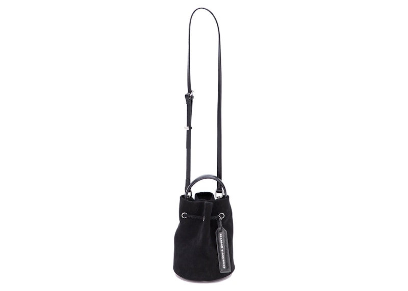Brandon Blackwood Kamal Bucket Bag Suede Black