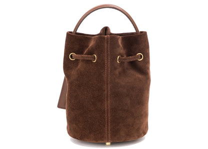 Brandon Blackwood Kamal Bucket Bag Suede Brown