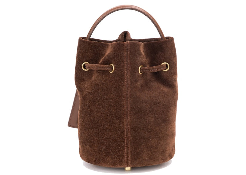 Brandon Blackwood Kamal Bucket Bag Suede Brown