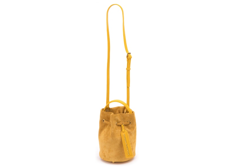 Brandon Blackwood Kamal Bucket Bag Suede Yellow