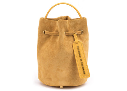 Brandon Blackwood Kamal Bucket Bag Suede Yellow