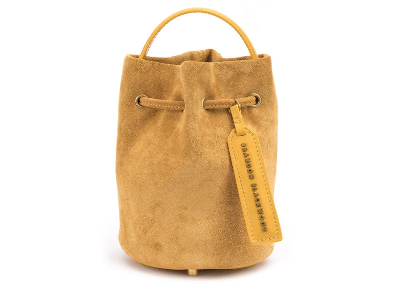 Brandon Blackwood Kamal Bucket Bag Suede Yellow