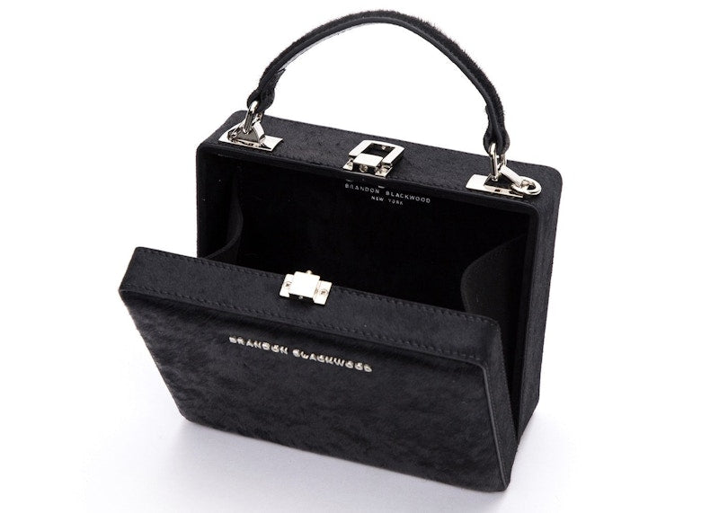 Brandon Blackwood Kendrick Trunk Black Ponyhair