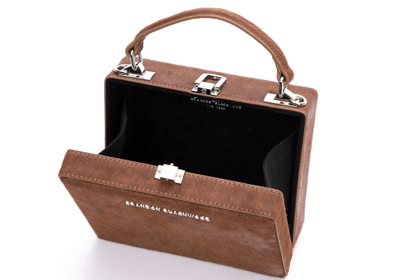 Brandon Blackwood Kendrick Trunk Brown Ponyhair