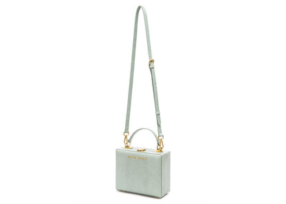 Brandon Blackwood Kendrick Trunk Embossed Green Lizard