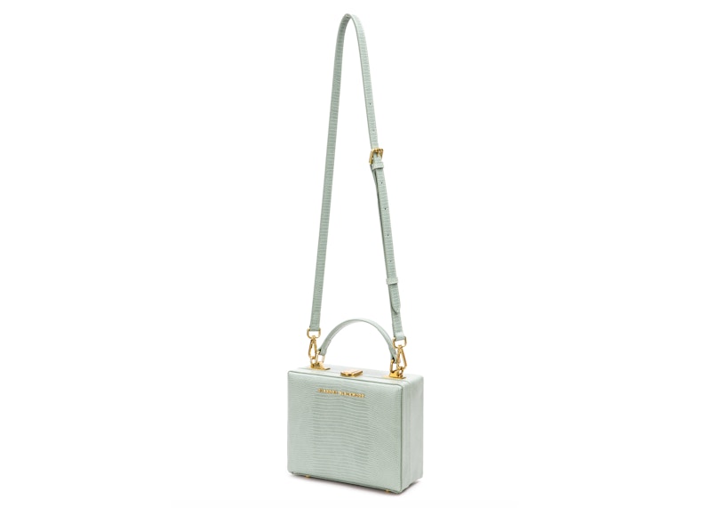 Brandon Blackwood Kendrick Trunk Embossed Green Lizard