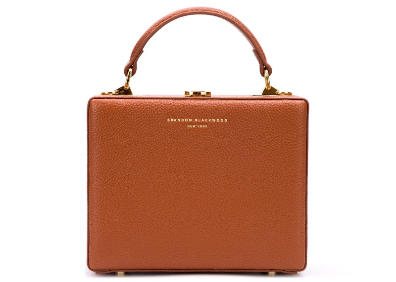 Brandon Blackwood Kendrick Trunk Gold-tone Chocolate Brown