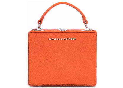 Brandon Blackwood Kendrick Trunk Mini Burnt Orange Ponyhair