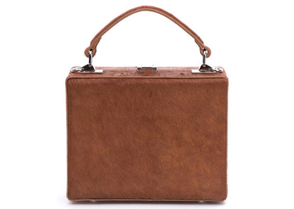 Brandon Blackwood Kendrick Trunk Ponyhair Chocolate Brown
