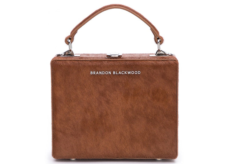 Brandon Blackwood Kendrick Trunk Ponyhair Chocolate Brown