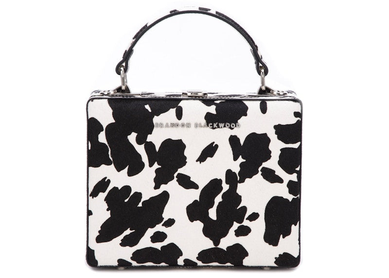 Brandon Blackwood Kendrick Trunk Ponyhair Cow Print