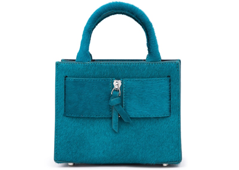 Brandon Blackwood Kuei Bag Peacock Blue Ponyhair