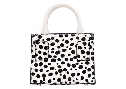 Brandon Blackwood Kuei Bag Ponyhair Dalmatian Print