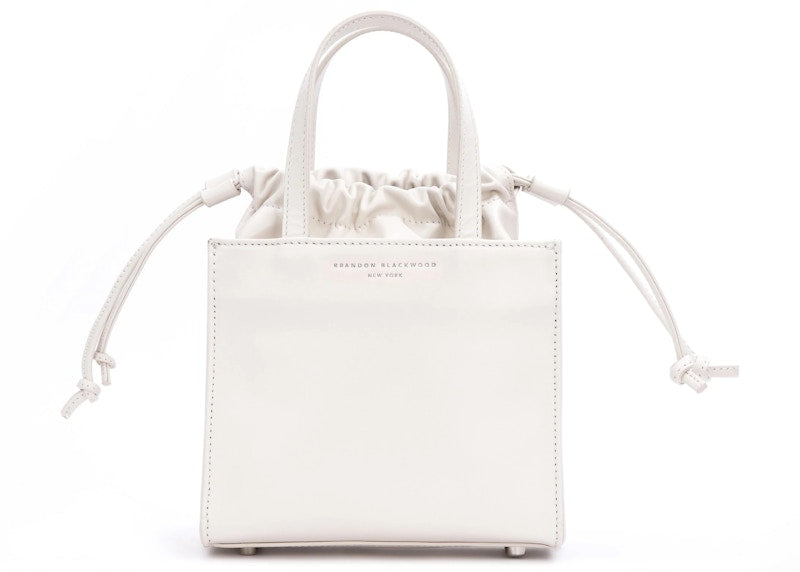 Brandon Blackwood Laura Mini Tote White