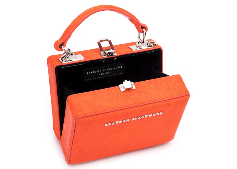 Brandon Blackwood Mini Kendrick Trunk Ponyhair Burnt Orange