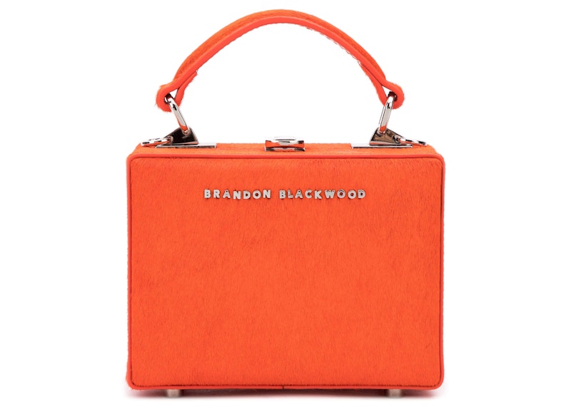 Brandon Blackwood Mini Kendrick Trunk Ponyhair Burnt Orange