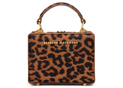 Brandon Blackwood Mini Kendrick Trunk Ponyhair Leopard