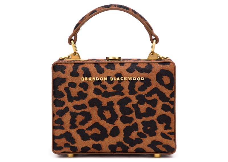 Brandon Blackwood Mini Kendrick Trunk Ponyhair Leopard