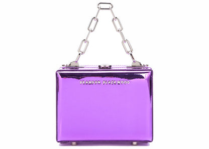 Brandon Blackwood Mini Kendrick Trunk Purple Metallic Mirror