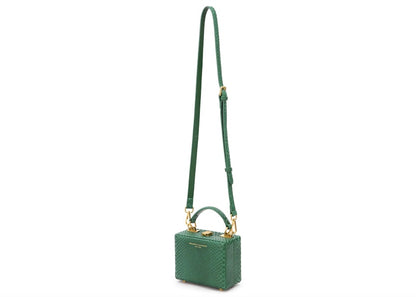 Brandon Blackwood Mini Kendrick Trunk Python Forest Green