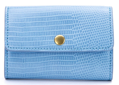 Brandon Blackwood Neema Key Pouch Blue Lizard