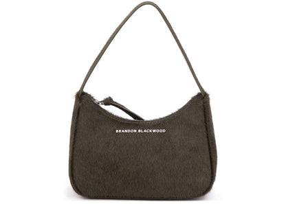 Brandon Blackwood Syl Bag Green Ponyhair
