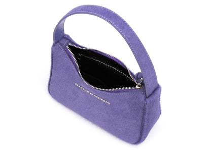 Brandon Blackwood Syl Bag Purple Ponyhair