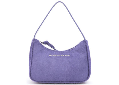 Brandon Blackwood Syl Bag Purple Ponyhair