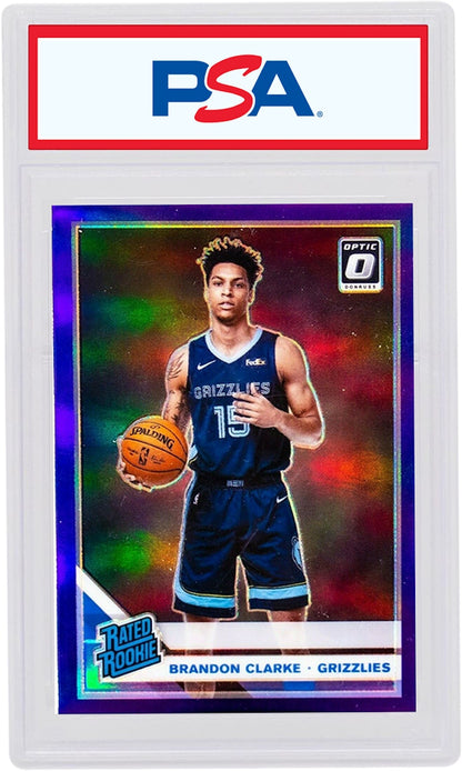 Brandon Clarke 2019 Donruss Optic Rookie Purple #194 (PSA or BGS Graded)