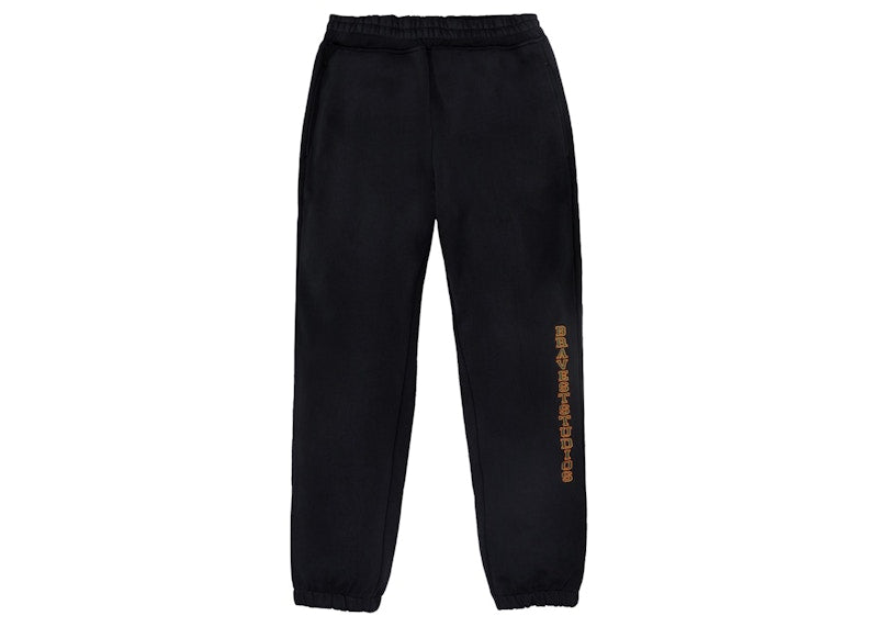 Bravest Studios Collegiate Letter Sweatpants Black