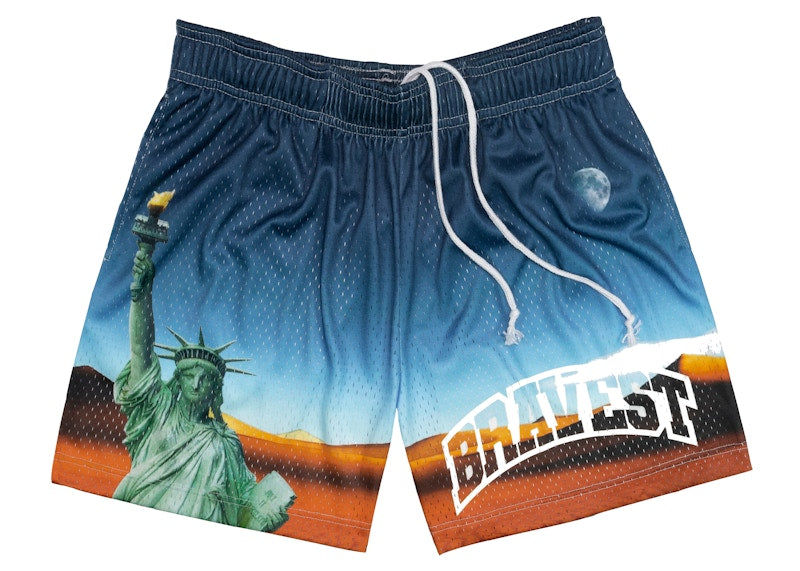 Bravest Studios Statue of Liberty Shorts Multi