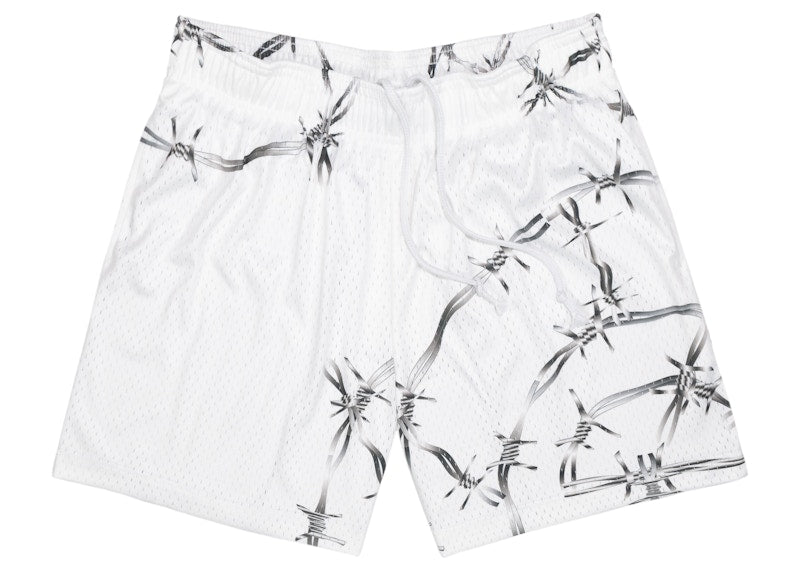 Bravest Studios Steel Spiral Wire Shorts White