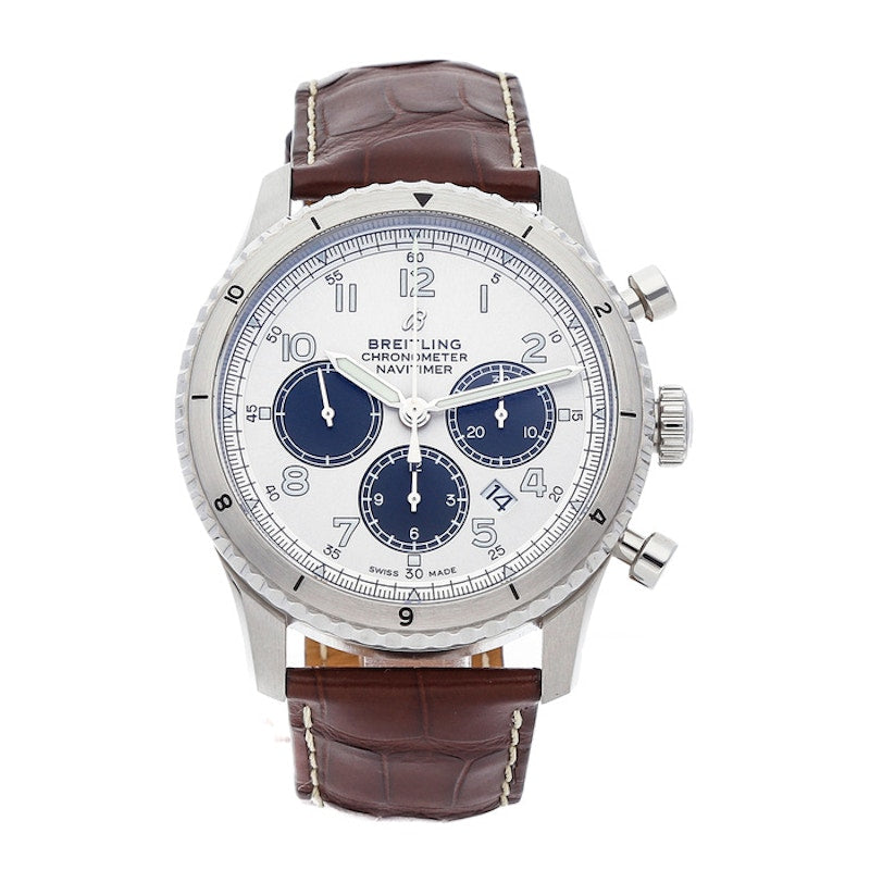 Breitling Navitimer 8 B01 Chronograph Leather Strap AB01171A1G1P1
