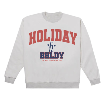 Brockhampton x Holiday Reversible Crewneck White