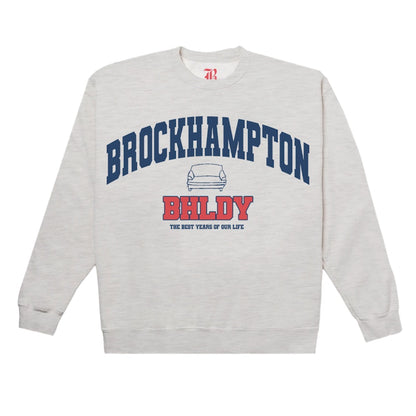 Brockhampton x Holiday Reversible Crewneck White