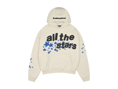 Broken Planet All The Stars Hoodie Ivory White