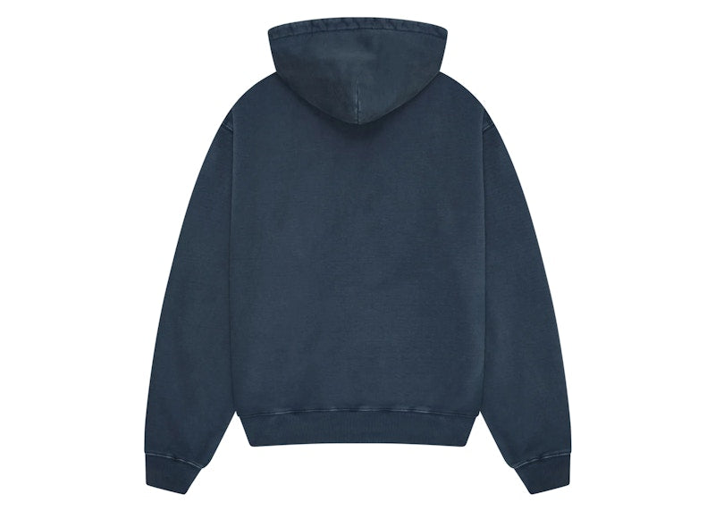 Broken Planet Basics Hoodie Washed Outer Space Blue