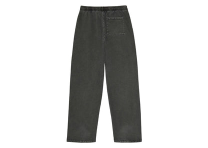 Broken Planet Basics Straight Leg Sweatpants Washed Soot Black