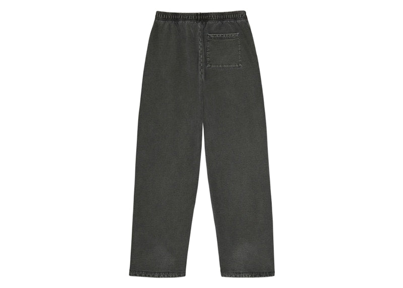 Broken Planet Basics Straight Leg Sweatpants Washed Soot Black
