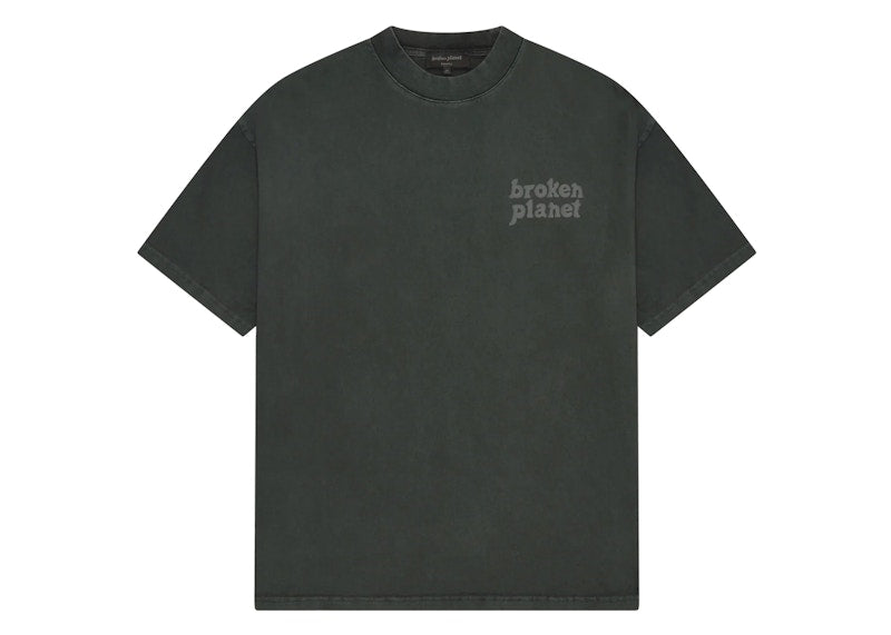 Broken Planet Basics T-Shirt Washed Soot Black