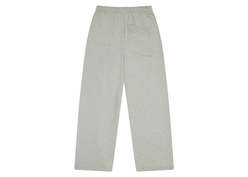 Broken Planet Basics Wide Leg Sweatpants Heather Grey