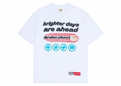 Broken Planet Brighter Days Ahead T-shirt White
