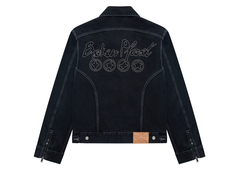 Broken Planet Denim Jacket Washed Black