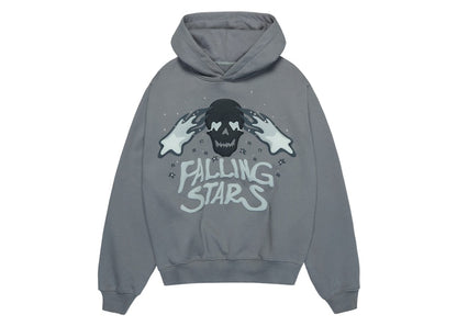 Broken Planet Falling Stars Hoodie Dark Gray