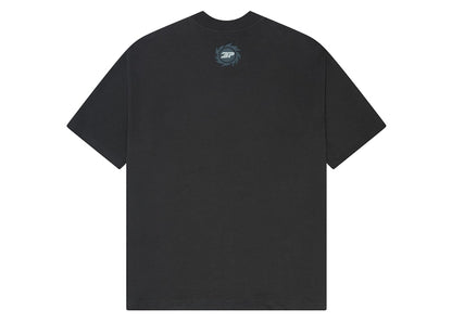 Broken Planet Falling Stars T-Shirt Soot Black