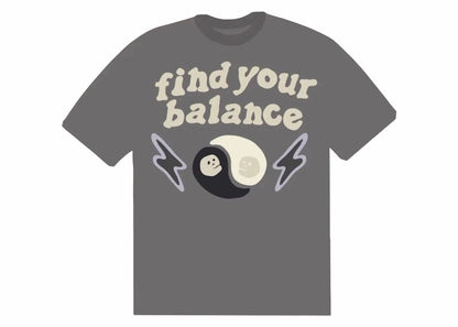Broken Planet Find Your Balance T-shirt Ash Grey