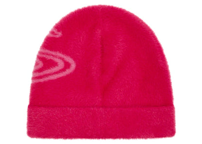 Broken Planet Fuzzy Beanie Fuchsia Pink